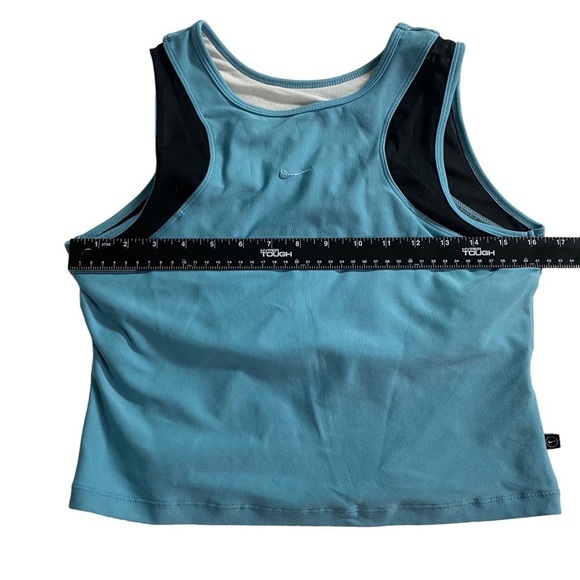 Nike Athletic Tank With Built-in Running Bra Sz Small Teal - Picture 3 of 11